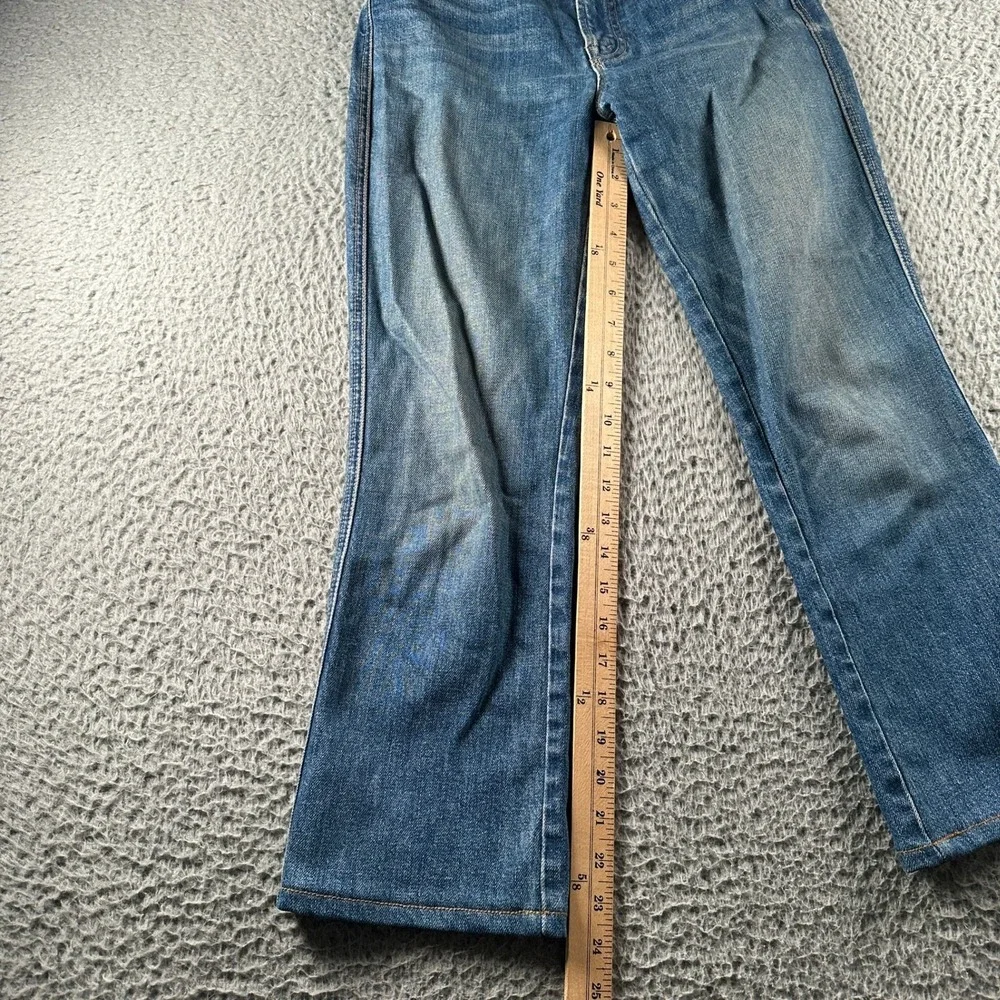 Mother Superior Jeans Womens 26 High Waisted Smokin Double Ankle‎ Blue - Picture 8 of 15